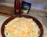 Foto del paso 3 de la receta: Macarrones de espinacas y atún gratinados