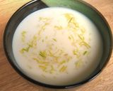 A picture of step 2 of Hefezopf (German Bread).