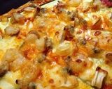 A picture of step 6 of Crispy 5-Minute Pizza Crust (with no proofing).