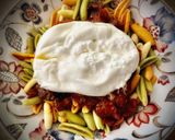 Foto del paso 2 de la receta: Casarecce con burrata ahumada y tomates cherry confitados