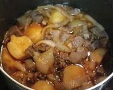A picture of step 9 of Nikugaja (Simmered Meat and Potatoes): A Recipe to Hand Down to My Daughter.