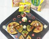 मिनी मॅगी नूडल्स पिझ्झा विथ एग (mini maggi noodles pizza with egg recipe in marathi) रेसिपी स्टेप 8 फोटो