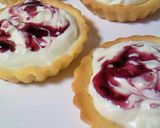 A picture of step 7 of Very Berry No-Bake Cheesecake Tarts.