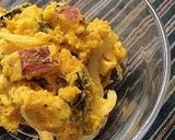 A picture of step 3 of Sweet Onion and Kabocha Salad.