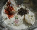 A picture of step 5 of Dahi Aloo Raita.