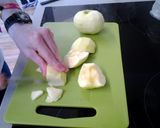 A picture of step 5 of Apple crumble.