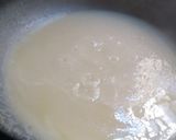 A picture of step 2 of Kesar Sheera.
