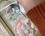 Foto langkah ke 3 dari resep Es Pudding Pelangi Creamy.