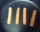 A picture of step 1 of Hot Dog Sandwich Done My Wayyy.