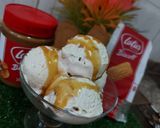 A picture of step 10 of Lotus Biscoff Ice cream.