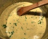 A picture of step 5 of Potato in yellow curry sauce with grilled lamp chops.