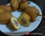 Φωτογραφία βήματος 3 της συνταγής Corn dogs...κάτι σαν πιροσκί