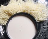 A picture of step 2 of Sama rice nool putu (idiyappam).