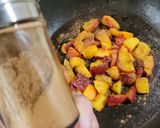 Foto del paso 5 de la receta: 🍑🫙 Chía pudding con duraznos tibios a la canela 🫙🍑 Sin endulzantes añadidos