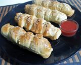 A picture of step 9 of Chicken bread roll.