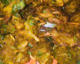 A picture of step 5 of Crispy mince pakora.