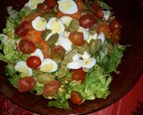 Foto del paso 1 de la receta: Ensalada con huevos de codorniz y tomates cherry
