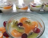 Foto langkah ke 7 dari resep Puding susu topping buah.