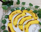 Foto langkah ke 7 dari resep Bolu Pisang Tanpa Pisang (Bolu Bentuk Pisang).