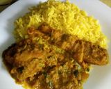 A picture of step 5 of Chicken curry.