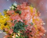 Une image de l'étape 3 de Tartare de courgette - apéritif.