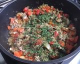 A picture of step 12 of Tagliatelle with Sardines, Red Bell Pepper, and Parsley.