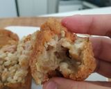 Foto del paso 4 de la receta: Croqueta de arroz integral, berenjena y cebolla