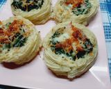 Foto del paso 5 de la receta: Niditos de papa y acelga