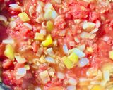 Foto del paso 5 de la receta: PASTEL🥘 DE 🌽CHOCLO🌽Y 🐟MERLUZA🐟 🥫#enlatadas!!🥫🌽🥫🐟