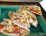 A picture of step 5 of Poisonhoney's Loaded Breakfast Quesadilla.