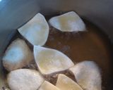 A picture of step 3 of Crispy Fried Gyoza Skins, Like Crispy Yakisoba Noodles.