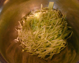 A picture of step 1 of Pork Wraps with Umeboshi and Cabbage.