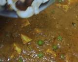 Khoya mater paneer recipe step 5 photo