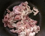 A picture of step 4 of Pork and Atsu-age Stir-Fry in Oyster Sauce.