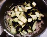 A picture of step 4 of Easy Eggplant and Tomato Keema Curry.
