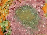 Hamburguesas de calabacín, zanahoria y carne