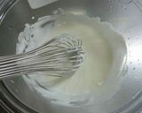 A picture of step 1 of Fluffy Chocolate & Cream Bavarois.