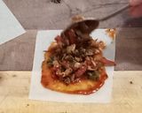A picture of step 1 of Pizza parcel.