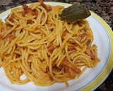 Foto del paso 7 de la receta: Espaguetis con tomate al crocante de bacon