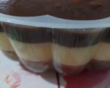 Foto langkah ke 4 dari resep Puding Regal 3 Lapis nan Legit.