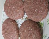 A picture of step 2 of Hamburger Steaks in Butter-Soy Sauce.