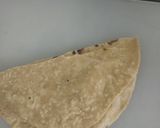 A picture of step 1 of Left over roti stir fry.