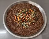 A picture of step 3 of Flax seed chutney.