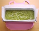 A picture of step 7 of Matcha Pound Cake with Sweet Chestnuts.