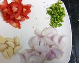 A picture of step 2 of Kaale Chane ki chatpati.
