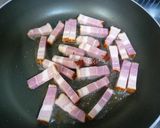 A picture of step 3 of Creamy Pasta with Asparagus and Bacon.