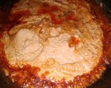 A picture of step 4 of Mushroom Matar Paneer Masala.
