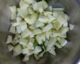 A picture of step 1 of Raw mango instant pickle.