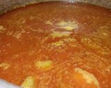 A picture of step 5 of Arvi Gosht.