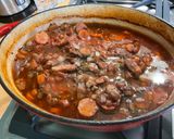 A picture of step 15 of Marinated Braised Pork Shoulder with Tomatoes and Bacon.